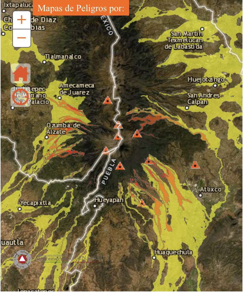 Adaptación de los mapas originales publicados por el Instituto de Geofísica de la UNAM.